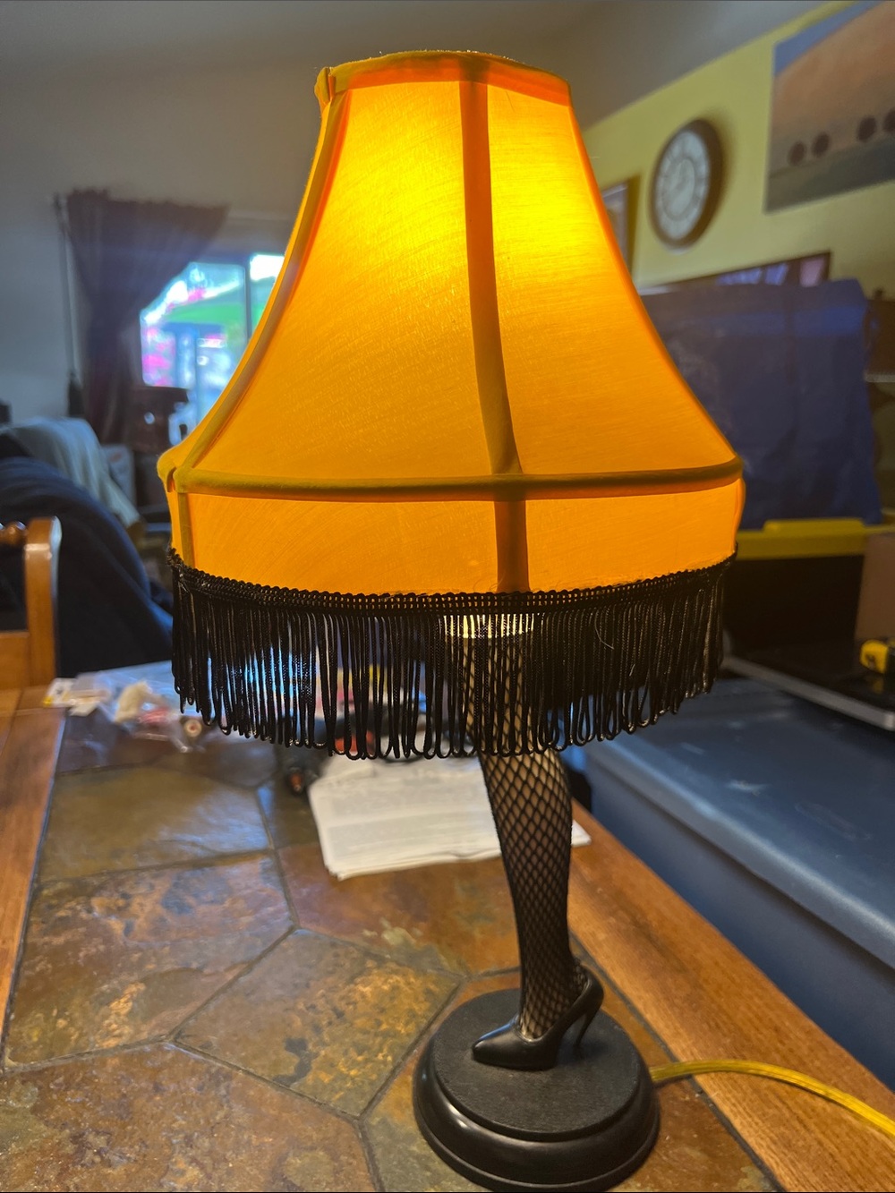 Christmas story lamp